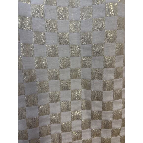 Lilly Pulitzer Tate Gold And White Metallic Mini Skirt Size 4 - Picture 7 of 11